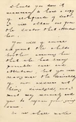 Image of Case 1214 20. Letter from adoptive father 19 January 1889 
 page 3