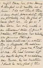 Image of Case 1269 2. Letter from the Wakefield Ladies Association 16 March 1888
 page 3