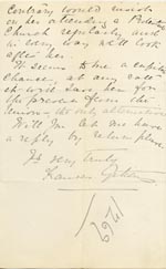 Image of Case 1269 8. Letter from Fareham 16 December 1890
 page 2