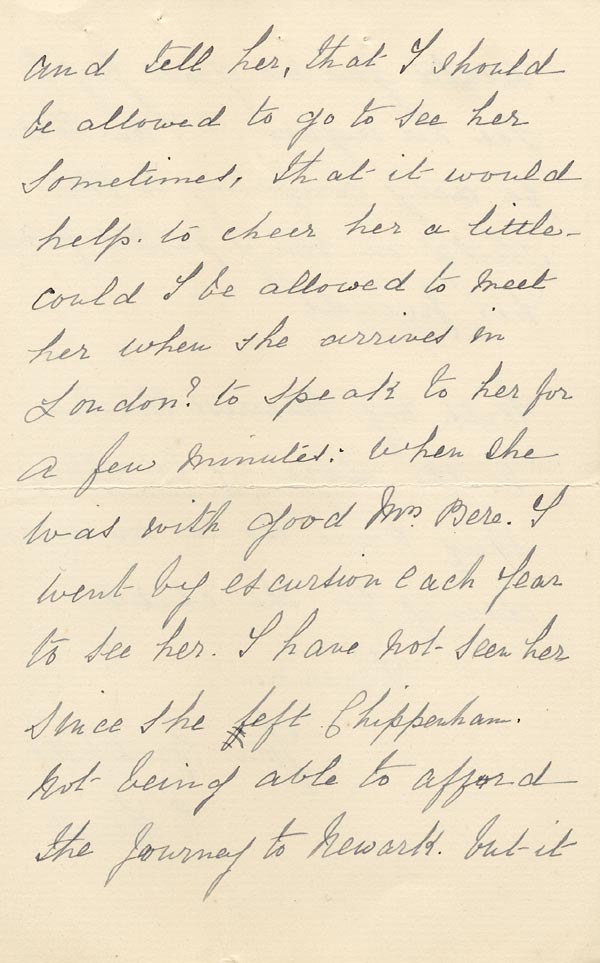 Large size image of Case 1294 3. Letter from E's paternal grandmother 27 March 1890
 page 3