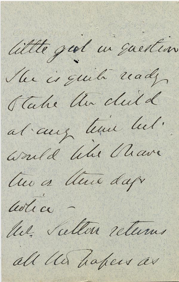Large size image of Case 1294 12. Letter from Revd Edward Rudolf to Revd Salton  21 December 1895
 page 2