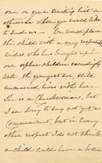Image of Case 1294 2. Letter from Mrs Bere 26 March 1888
 page 2