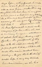 Image of Case 1294 6. Letter from Mrs Bere to Revd Edward Rudolf  6 November 1895
 page 3