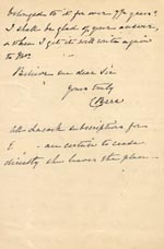 Image of Case 1294 6. Letter from Mrs Bere to Revd Edward Rudolf  6 November 1895
 page 4