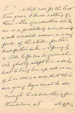 Image of Case 1294 7. Letter from Mrs Bere to Revd Edward Rudolf  12 November 1895
 page 2