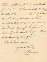 Image of Case 1294 7. Letter from Mrs Bere to Revd Edward Rudolf  12 November 1895
 page 4
