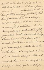 Image of Case 1294 9. Letter from Mrs Bere to Revd Edward Rudolf  21 November 1895
 page 3