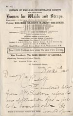Image of Case 1294 10. Letter from Revd Hunt to Revd Edward Rudolf  26 November 1895
 page 1