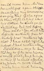 Image of Case 2258 7. Letter from Miss Fell  18 April 1892
 page 3