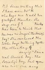 Image of Case 2258 12. Letter from Miss Fell 21 February 1893
 page 3