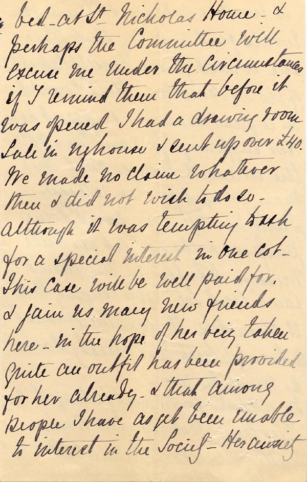 Large size image of Case 2434 4. Letter from Miss D. c. 26 April 1890
 page 3