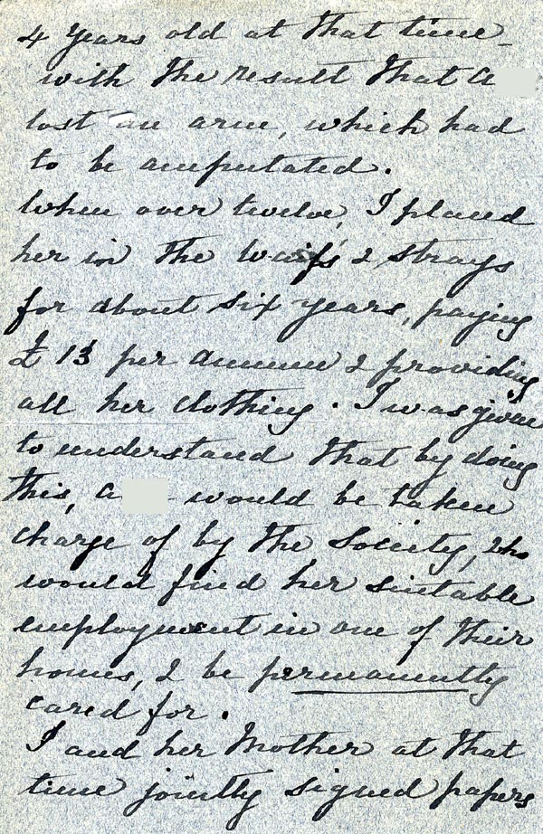 Large size image of Case 2434 10. Letter from Mrs Cameron 4 October 1904
 page 2