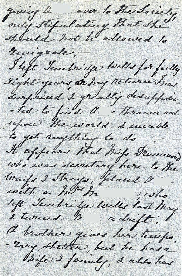 Large size image of Case 2434 10. Letter from Mrs Cameron 4 October 1904
 page 3