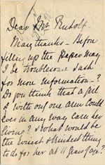 Image of Case 2434 3. Letter from Miss D. c. 23 April 1890
 page 1