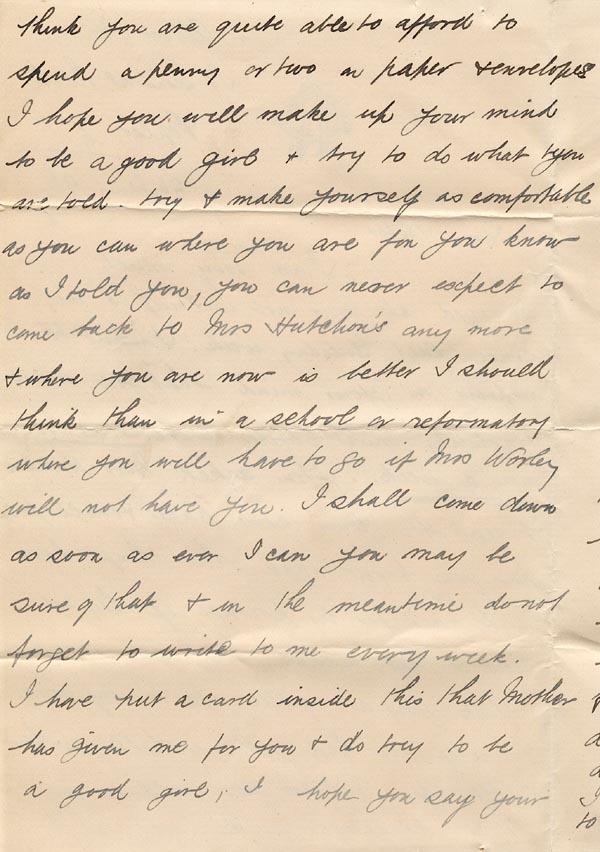 Large size image of Case 2716 3. Letter from M's brother to M. 26 January 1891
 page 2