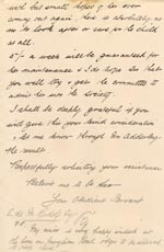 Image of Case 2716 10. Letter from M's brother 20 February 1891
 page 2