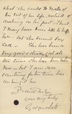Image of Case 3271 10. Letter from F's employer, Miss G. Scott to Edward Rudolf  20 January 1907
 page 3