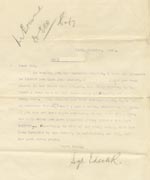 Image of Case 3303 10. Letter to G's uncle 21 October 1899
 page 1