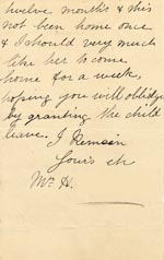 Image of Case 3574 3. Letter from S's father c. September 1894
 page 2