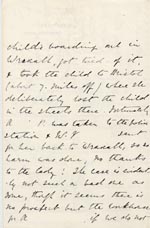 Image of Case 3583 2. Letter from Miss Gibbs, St. Dunstans 10 March 1893
 page 2