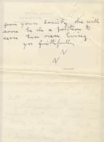 Image of Case 3583 7. Letter from Henry Vaughan to Edward Rudolf  21 September 1900
 page 2