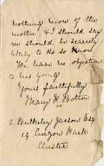 Image of Case 3623 5. Letter from National Society for the Prevention of Cruelty of Children 8 June 1895
 page 2