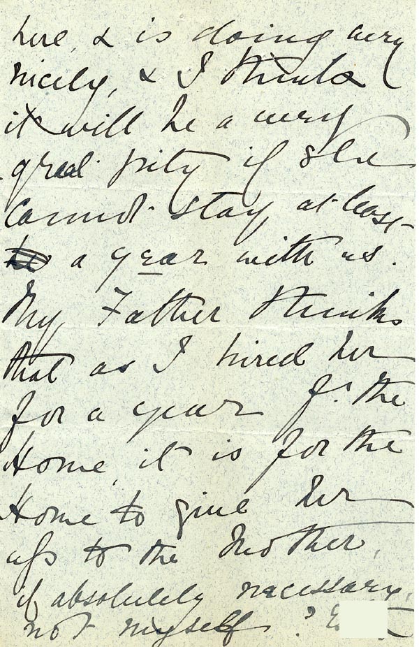 Large size image of Case 3695 4. Letter from E's employer 19 March 1898
 page 3