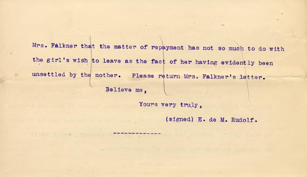 Large size image of Case 3695 7. Copies of letters to Miss Faulkner and E's employer 28 March 1898
 page 2
