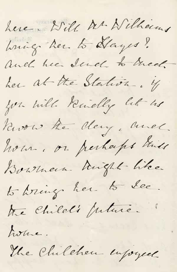 Large size image of Case 3737 5. Letter from Mrs Fenton The Grange, Hillingdon 8 June 1893
 page 2