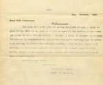 Image of Case 3737 8. Copy of letter from Edward Rudolf to Miss. Parkinson 4 October 1900
 page 1