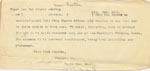 Image of Case 3737 10. Extract of letter to Mrs Fenton  8 October 1900
 page 1
