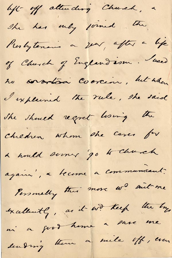 Large size image of Case 4171 6. Letter from Mrs B. about the boys' foster mother  19 May 1897
 page 2