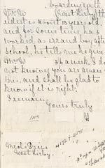 Image of Case 4171 8. Letter from Mrs H. about H. working and giving his foster mother money  13 October 1900
 page 2