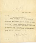 Image of Case 4171 14. Copy letter to Mrs H. telling her that the boys will be transferred to St Deniol's Home  29 October 1900
 page 1