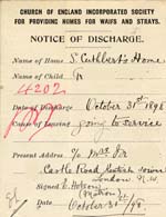 Image of Case 4202 3. Notice of discharge  31 October 1898
 page 2