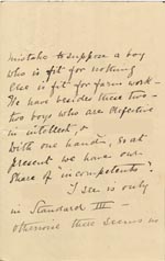 Image of Case 4751 3. Letter from Mrs Stevenson to Edward Rudolf  30 March 1899
 page 3