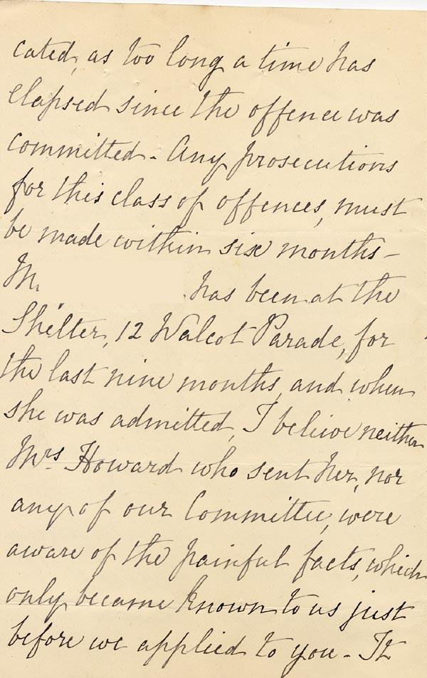 Large size image of Case 4770 6. Letter to Miss Sanders from Miss Briscoe 9 April 1895
 page 2