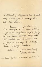Image of Case 4770 13. Letter to Mr Rudolf from Mary Butler 29 May 1896
 page 3