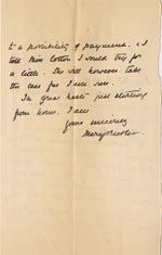 Image of Case 4770 15. Letter to Mr Rudolf from Mary Butler 26 June 1896
 page 2