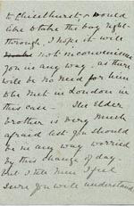 Image of Case 4776 7. Letter from Miss Savage  1 May 1895
 page 2