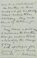 Image of Case 4776 7. Letter from Miss Savage  1 May 1895
 page 3