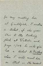 Image of Case 5008 9. Letter from Miss Hall Hall 17 July 1896
 page 2