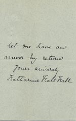 Image of Case 5008 11. Letter from Miss Hall Hall16 July 1896
 page 3