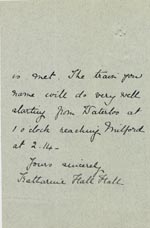 Image of Case 5008 12. Letter from Miss Hall Hall 18 June 1897
 page 2