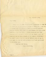 Image of Case 5929 8. Copy letter to Miss W.  9 December 1904
 page 1