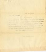 Image of Case 5929 13. Copy letter to Mrs Stevenson  17 December 1904
 page 1