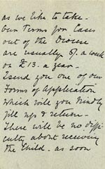 Image of Case 5959 6. Letter from the Atlay Orphanage about F.  April 1897
 page 2