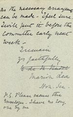 Image of Case 5959 6. Letter from the Atlay Orphanage about F.  April 1897
 page 3