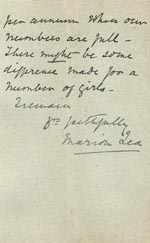 Image of Case 5959 7. Letter from the Atlay Orphanage agreeing to take F.  23 April 1897
 page 4