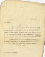 Image of Case 6001 15. Copy letter from Revd Edward Rudolf  14 October 1907
 page 1